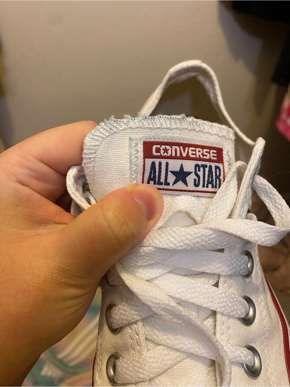 Converse Chuck Taylor All Star Low Top White Sneakers size 7 - Picture 8 of 11